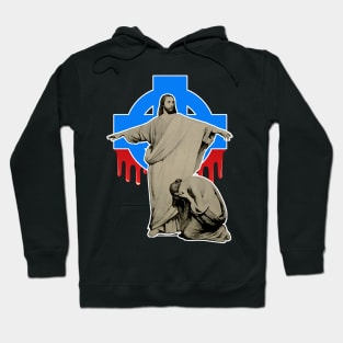 Jesus Christ and the weeping of the Woman on the Cross Hoodie